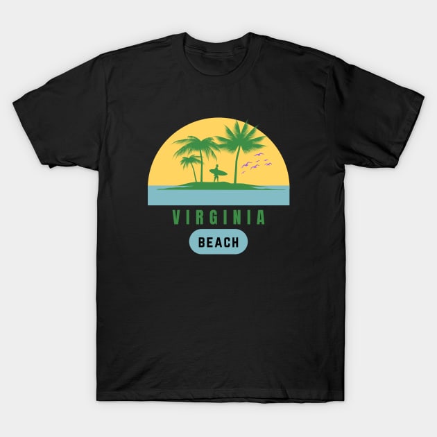 Virginia Beach T-Shirt by bougieFire